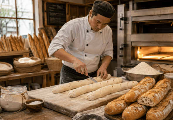 Baguette Prancis dan Teknik Pembuatan Tradisional