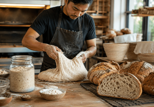 Sourdough sebagai Teknik Fermentasi Alami pada Roti
