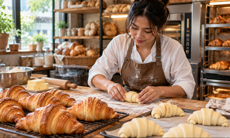 Croissant: Sejarah, Karakteristik, dan Pembuatannya