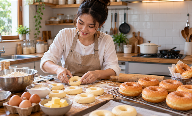Cara Membuat Donat Empuk dan Tidak Mudah Kempes